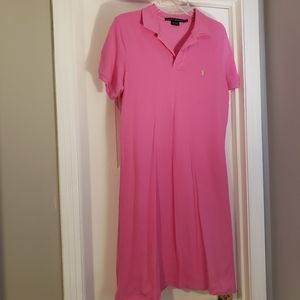 Pink Ralph Lauren polo dress